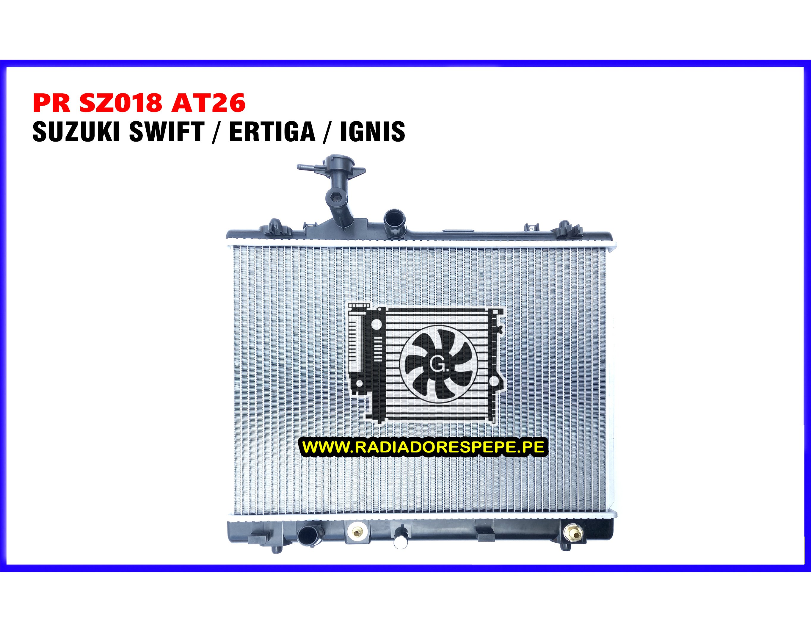 Radiador Suzuki Swift Ertiga Ignis